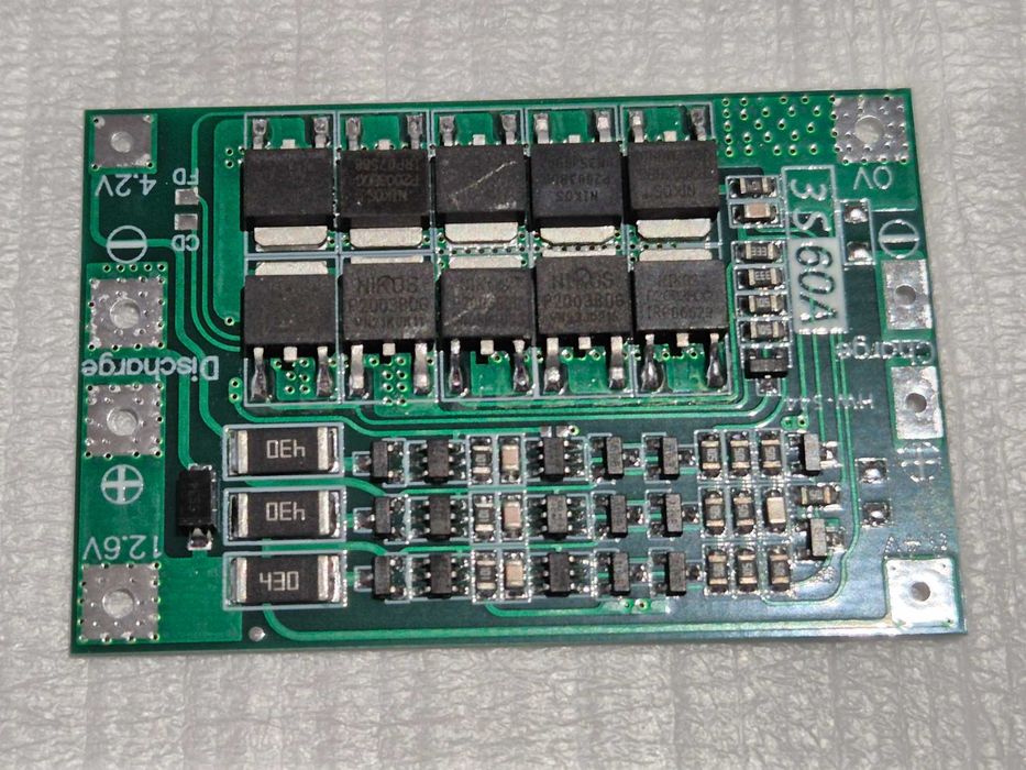Moduł ładowarka BMS 3S 60A Li-Ion  12.6V z balanserem