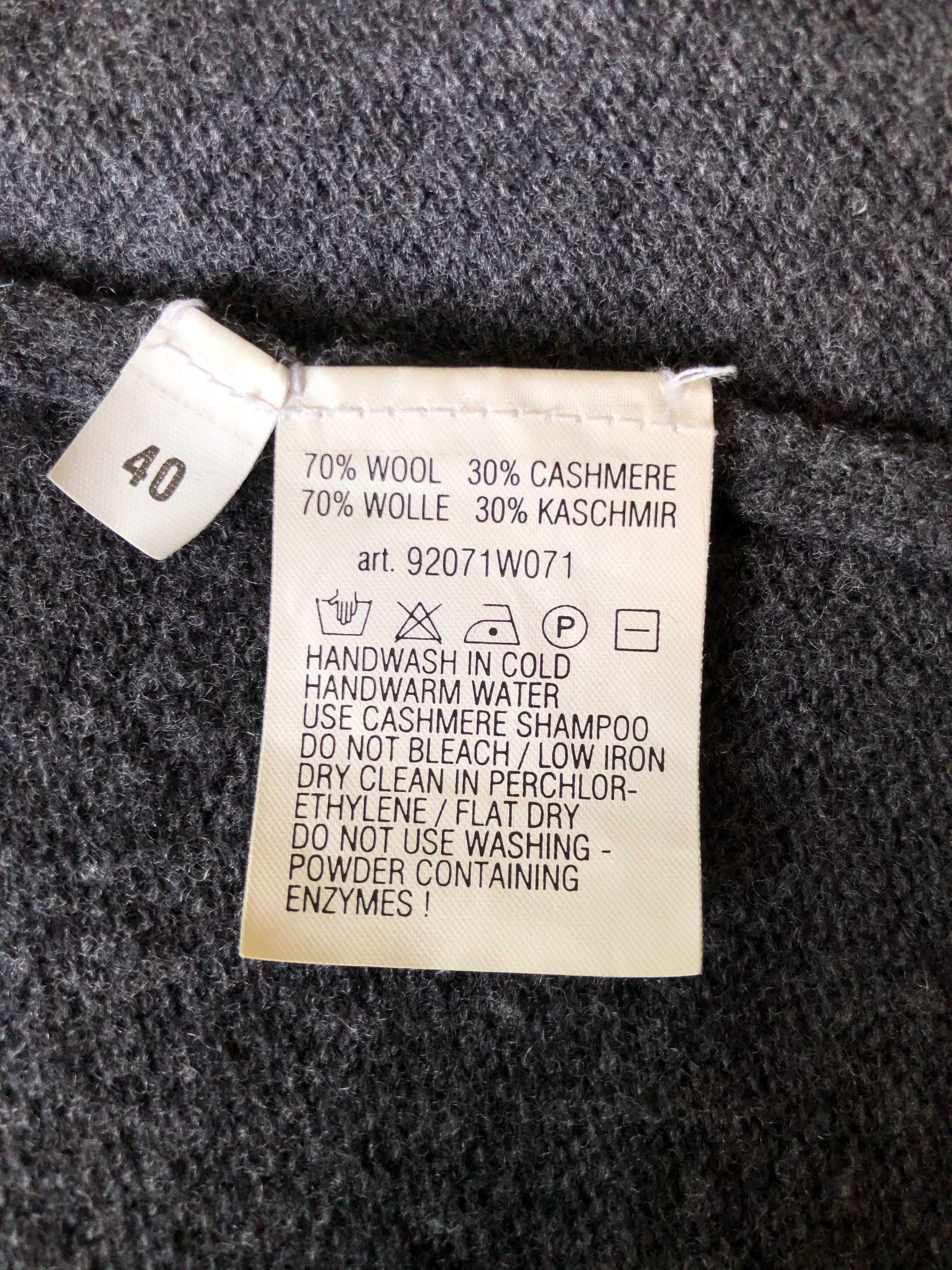 sweter marynarka kardigan z kaszmiru i wełny