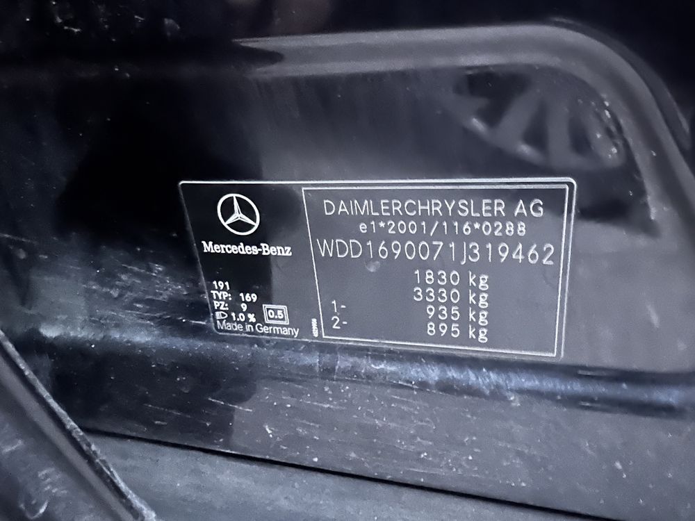 Silnik Mercedes W169 1.8 CDI W245