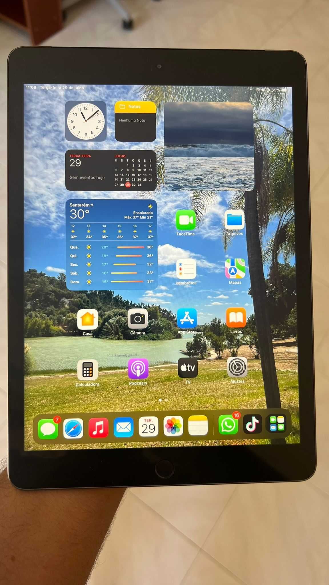 Ipad 8 apple 10.2-32gb- cellular-cinzento espacial