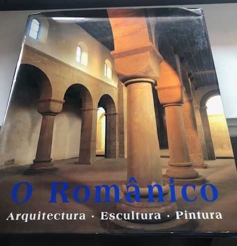 Livro "O Românico", arquitetura, escultura, pintura de Rolf Toman