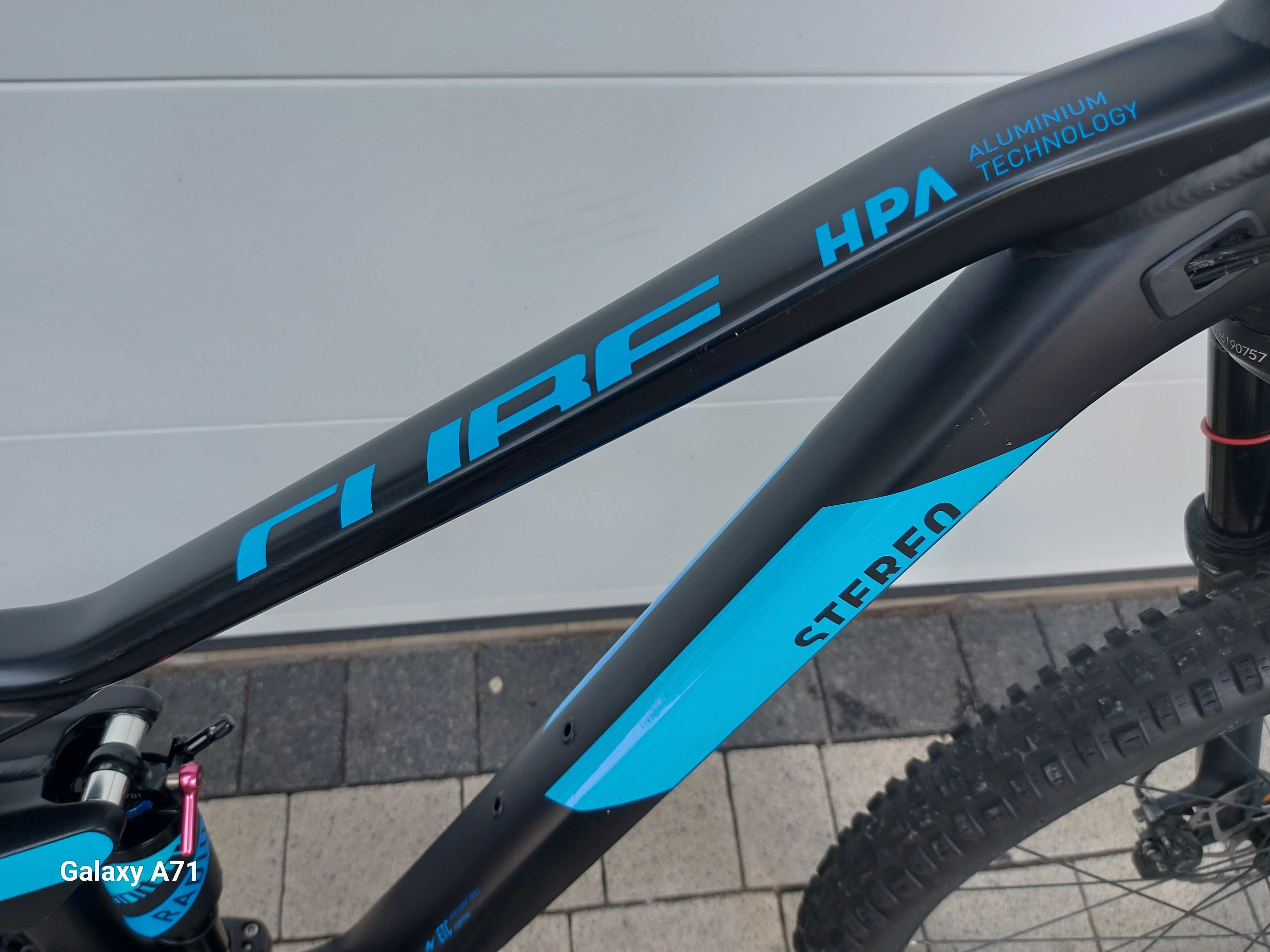 Rower górski CUBE STEREO HPA 120mm-koła 29",DEORE XT,ROCKSHOX,rama 18"
