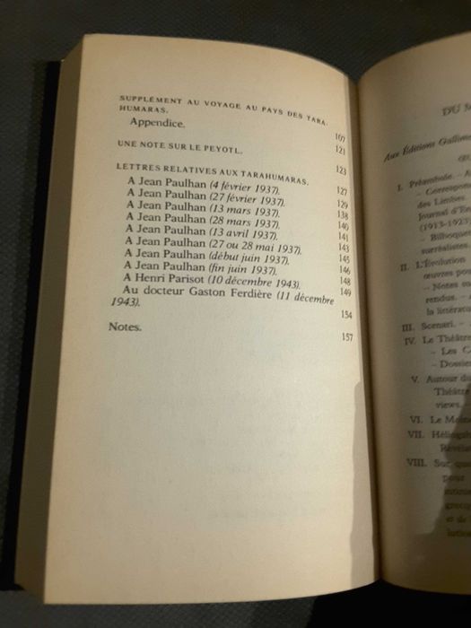 F. Mauriac / Robert Margerit / Antonin Artaud / Jean Genet