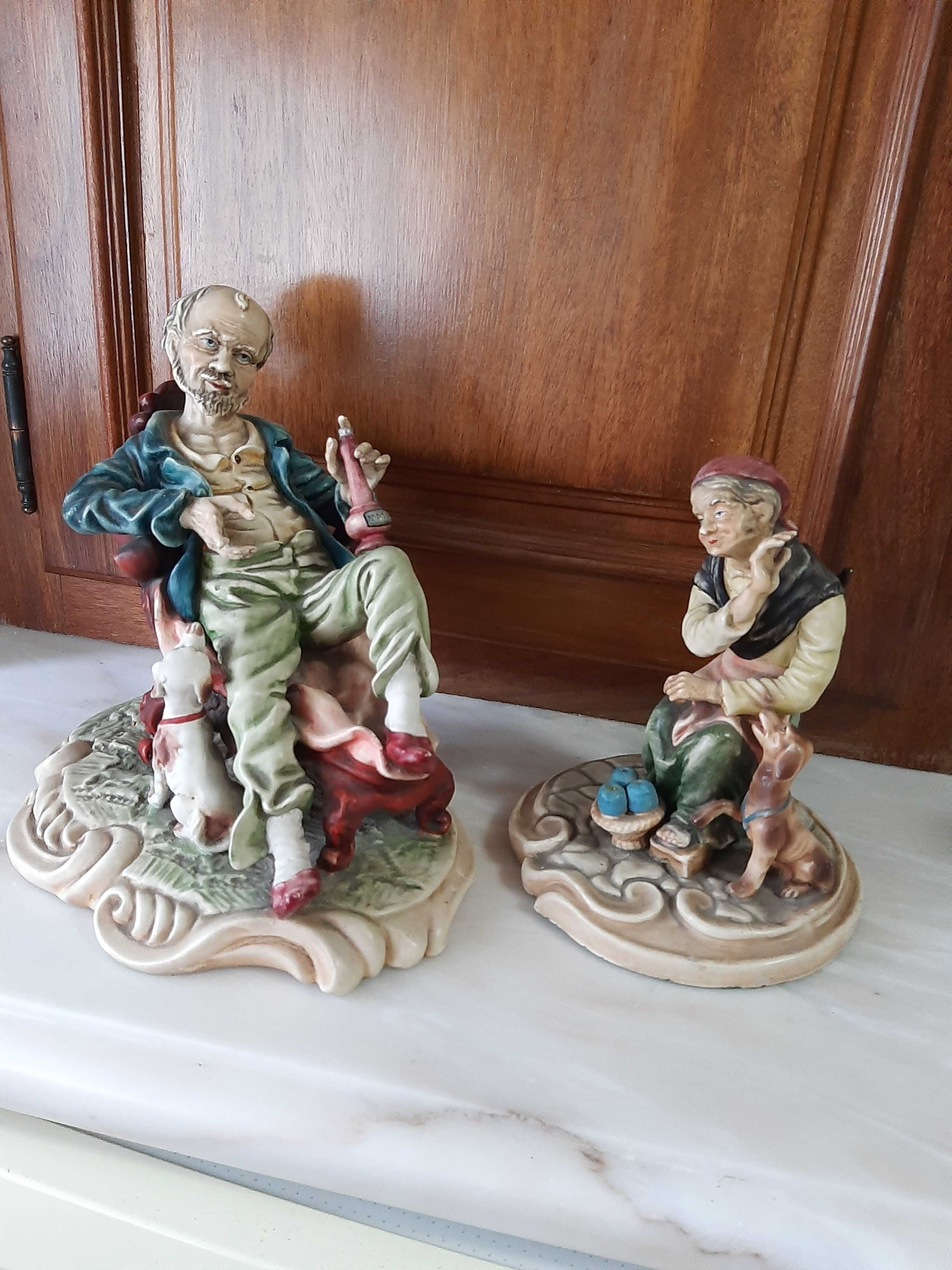 pecas decorativas porcelana limoges e italiana