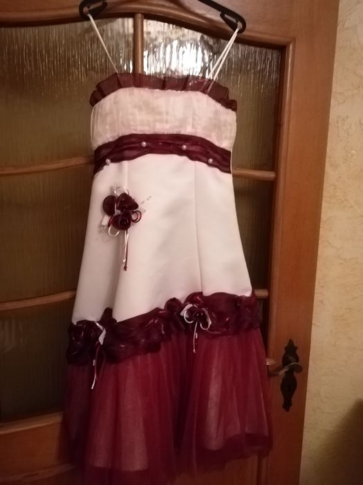 Sukienka wizytowa balowa dla dziewczynki