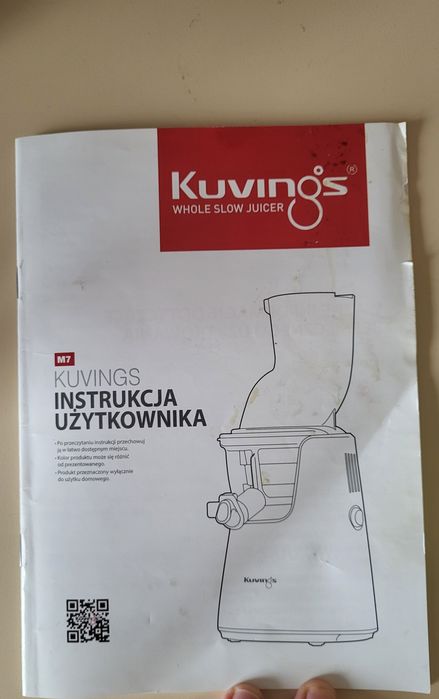 Wyciskarka wolnoobrotowa Kuvings EVO820 Plus zestaw