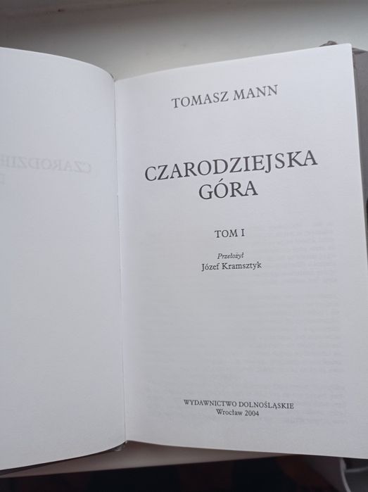 Tomasz Mann - czarodziejska góra tom 1 - 2