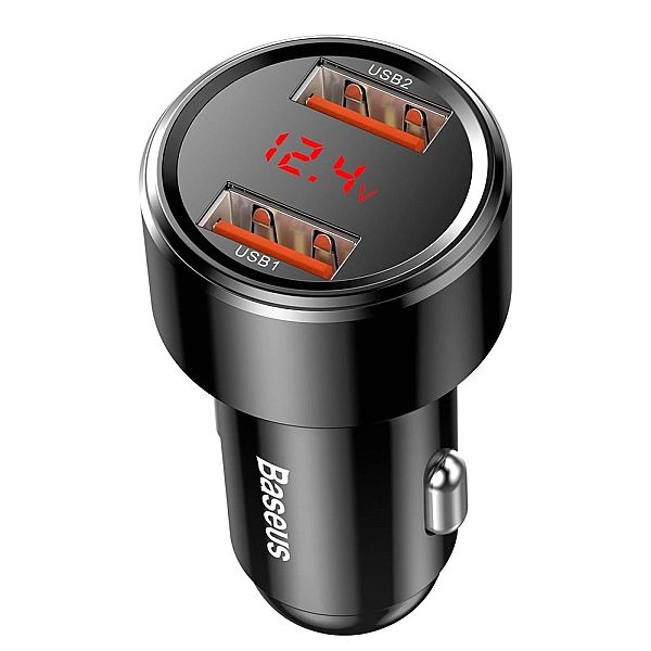 Baseus Magic Series Dual QC - ładowarka samochodowa Quick Charge 3.0/2