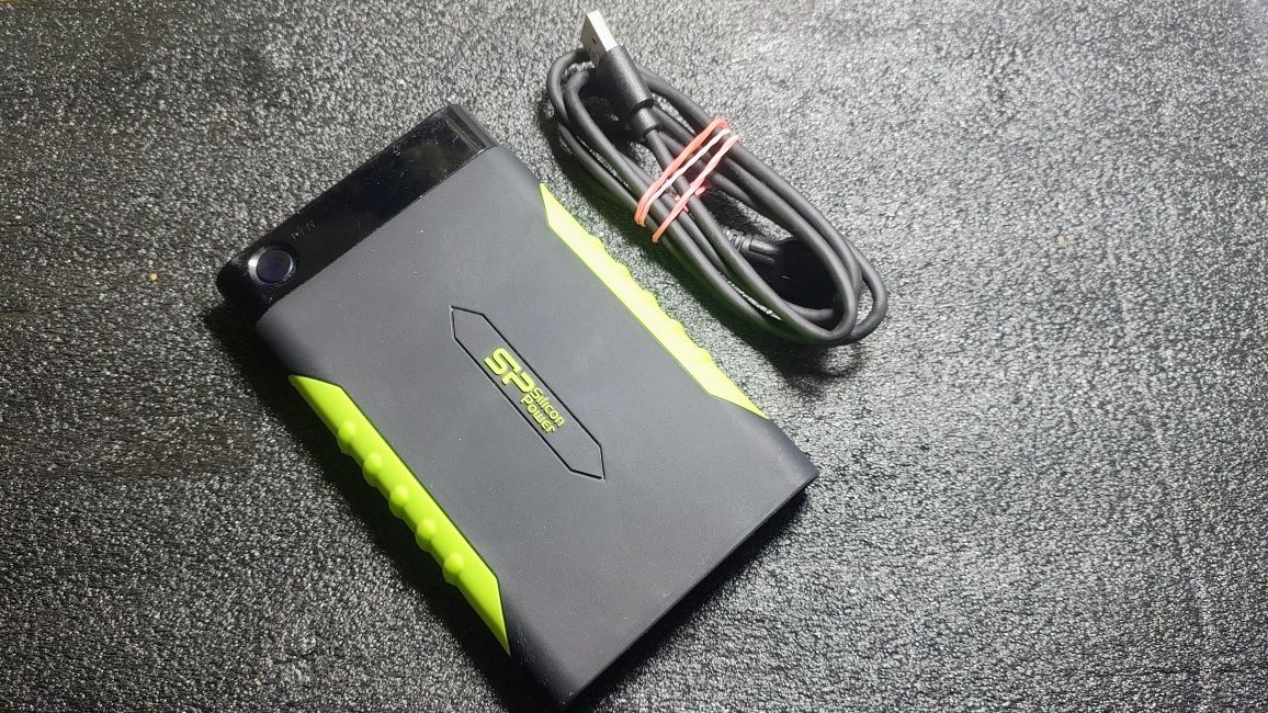 Зовнішній жорсткий диск 1TB Silicon Power Armor A15 Black