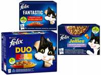 Mokra karma dla kota Felix Fantastic Wiejskie Smaki Sensations Jellies