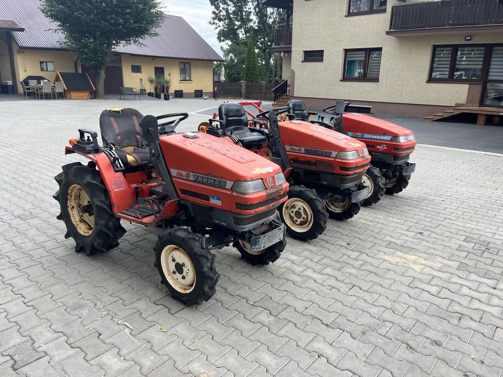 Traktorek yanmar ke3 14 km 4x4 glebogryzarka ladny stan