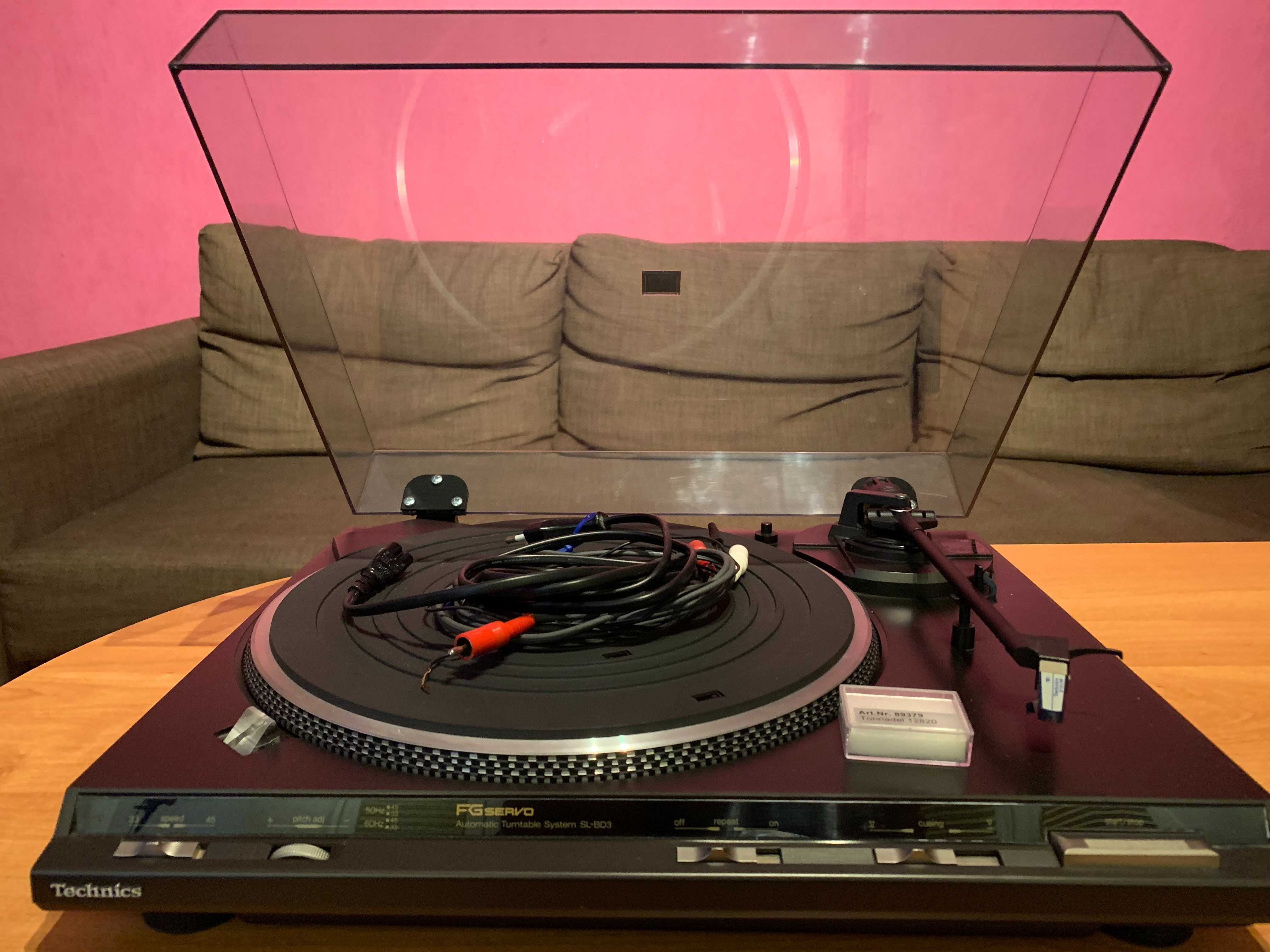 Gramofon Technics SL-BD3 Nowy pasek i igła