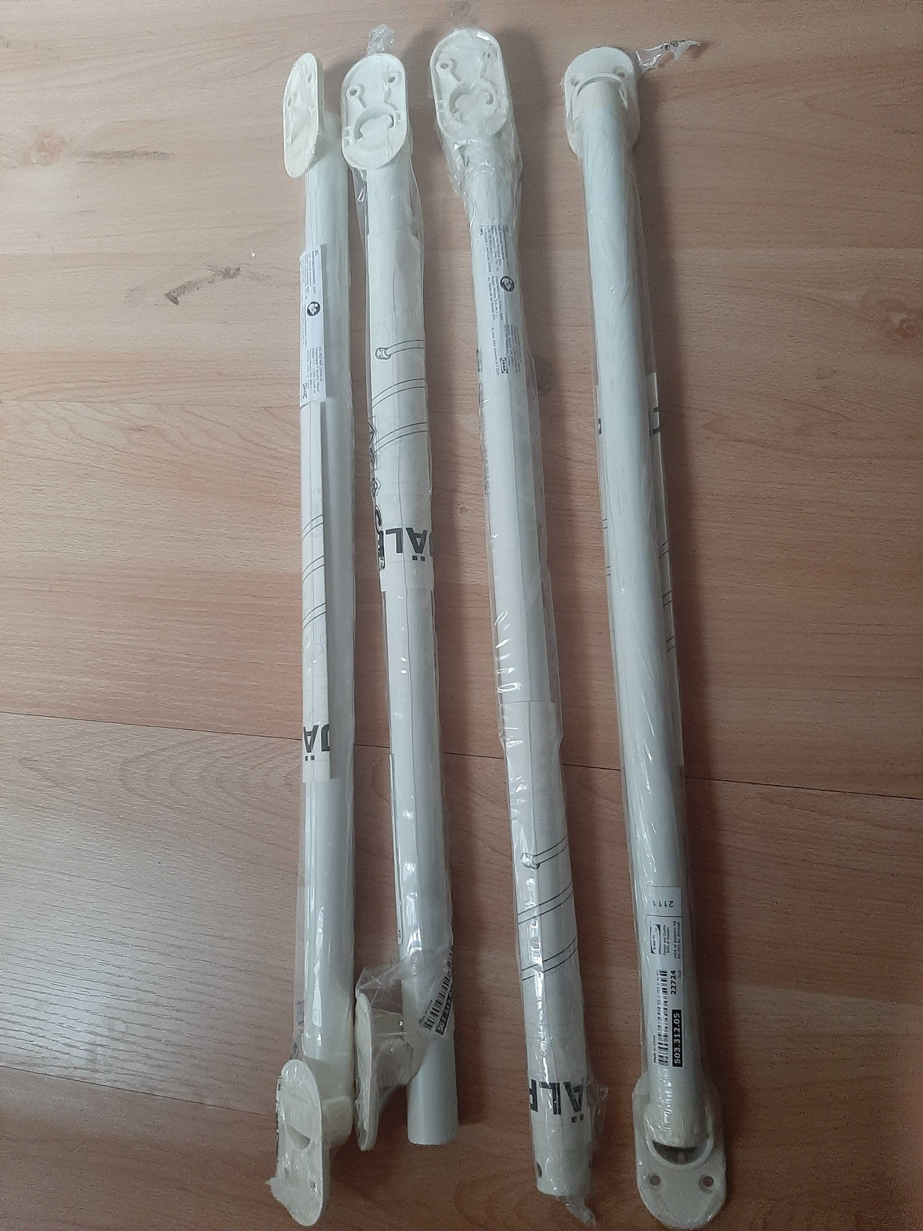 IKEA HJALPA Drążek do szafy, biały 56,5 cm