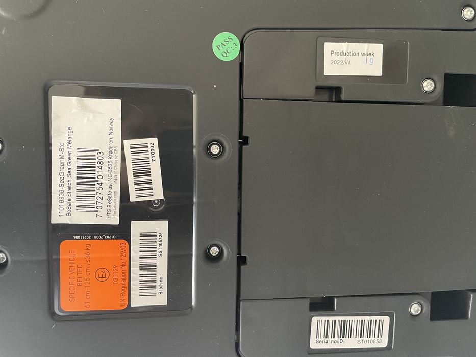 Cadeira auto Besafe Stretch + capa + espelho