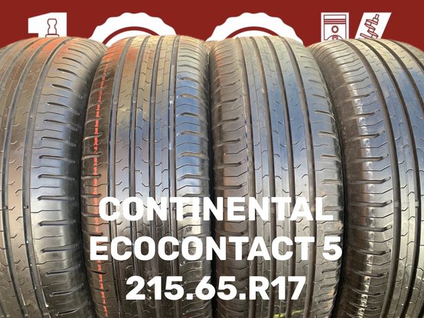 Шины БУ  215 65 R 17 Continental ecocontact 5 7 мм 18-19 год