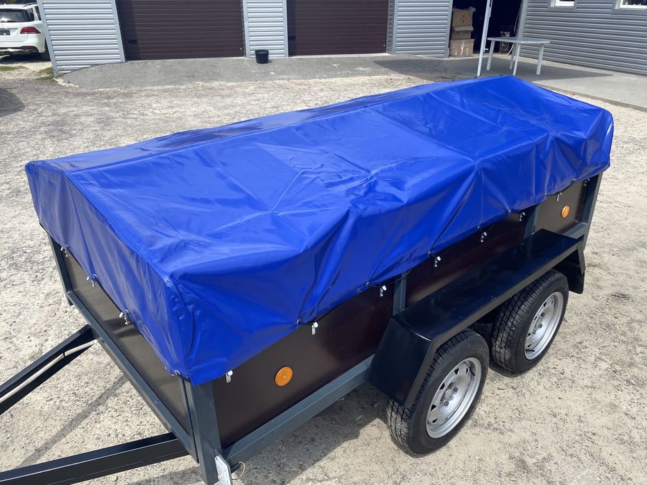 ПРОДАЖ Новий Фанерний Двухвісний причіп в наявності!!!2.5-3.0м