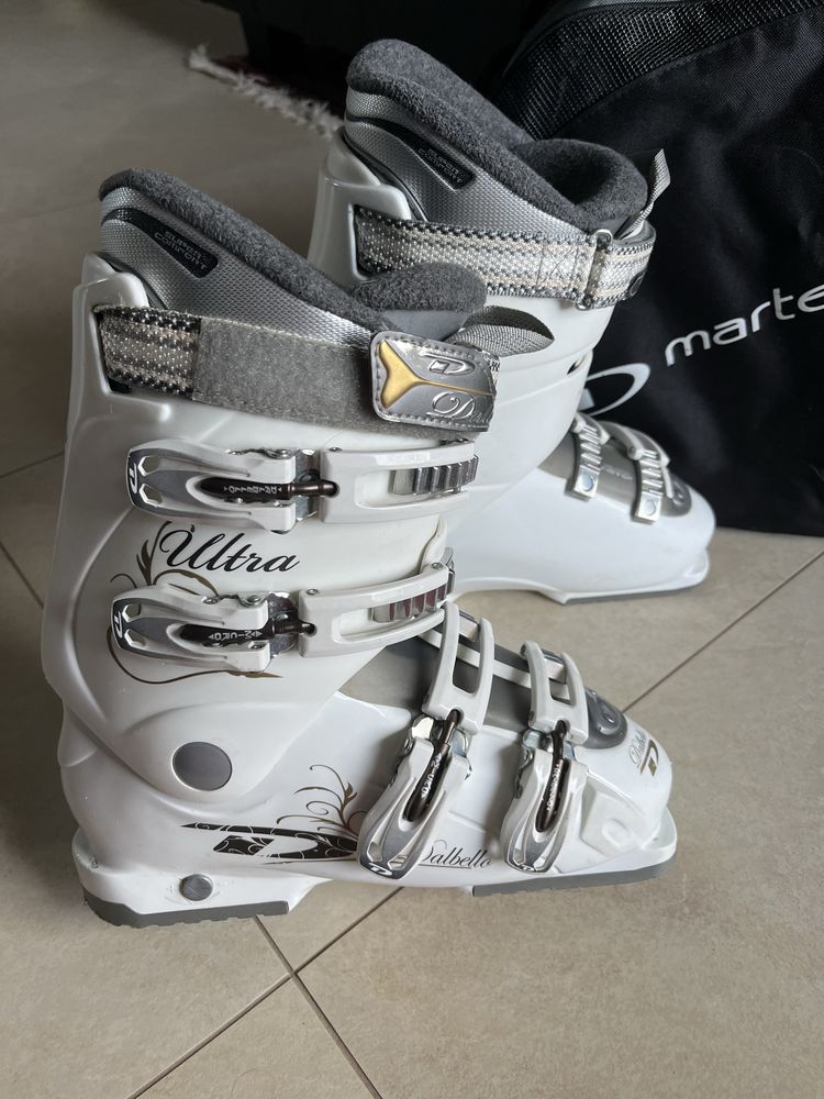 Narty 154 carvingowe Dynastar, buty Dalbella wkladka 255cm i pokrowce
