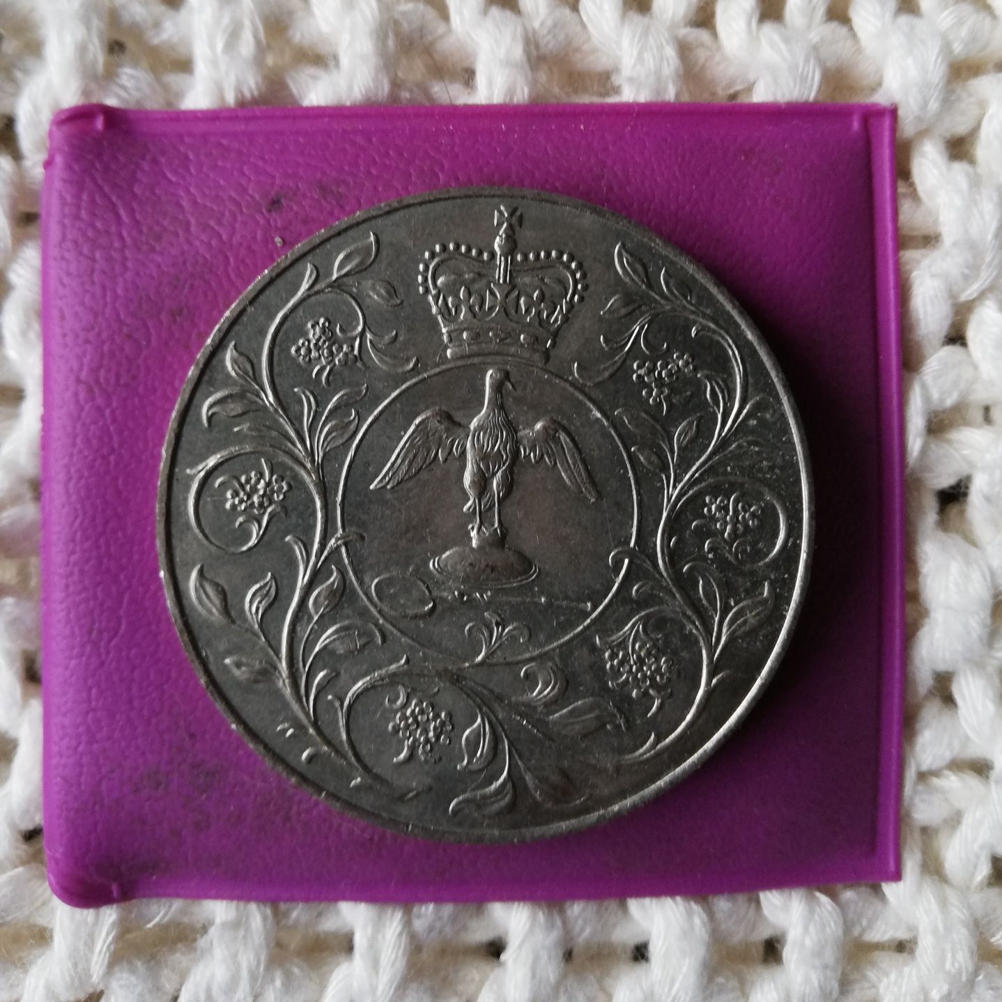 moneta Elizabeth II DG REG FD 1977.