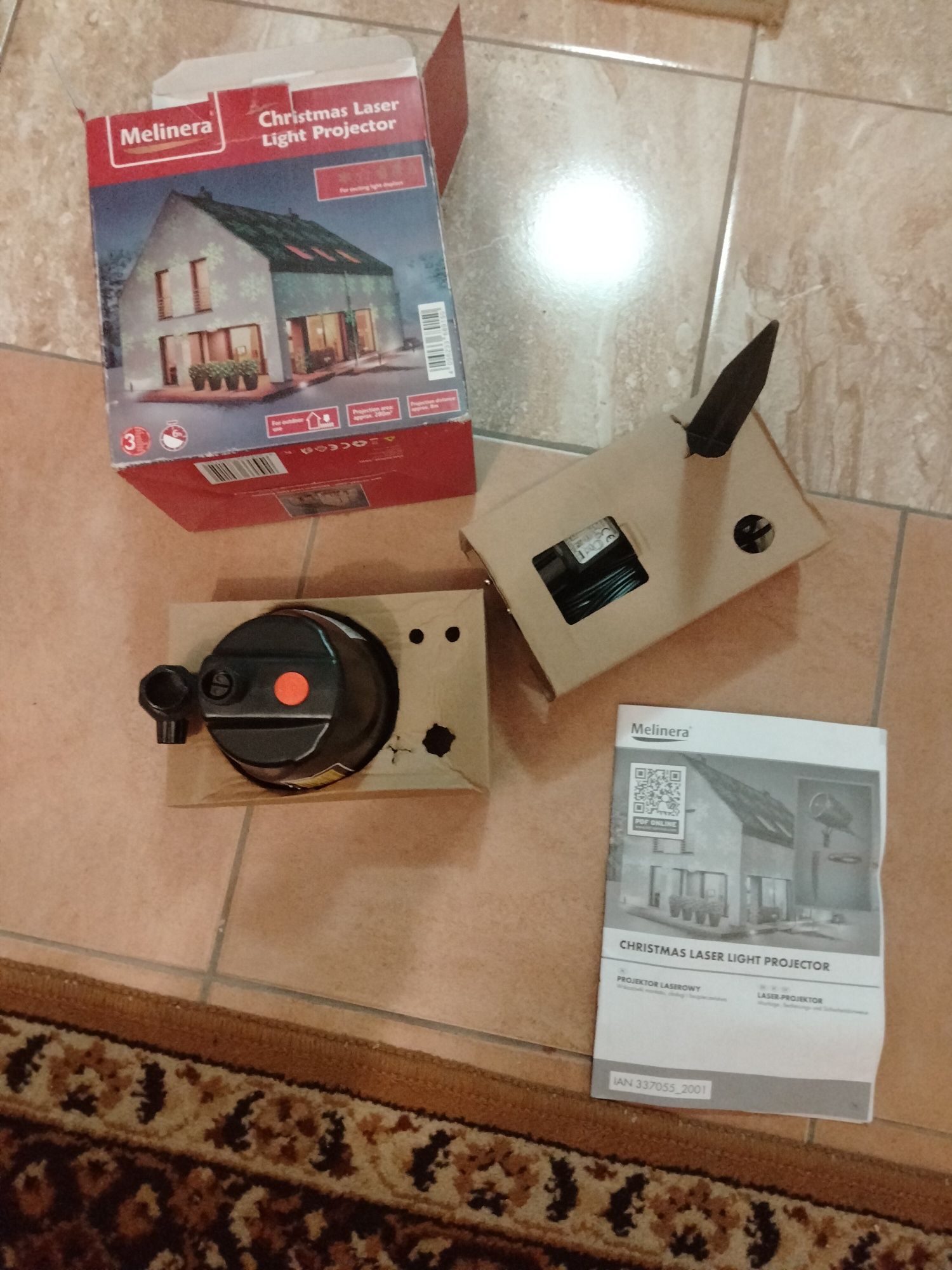 Świąteczny projektor laserowy Melinera