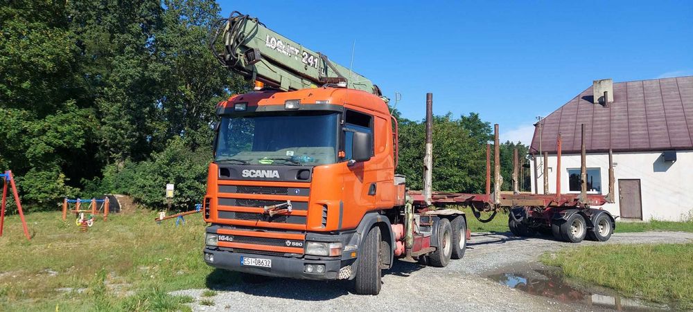 Scania do transportu drewna