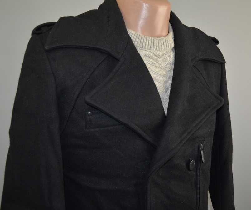 Стильная куртка, полу пальто фирмы Jack & Jones (M) Шерсть