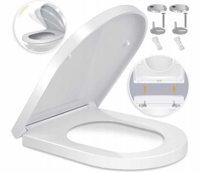 Deska sedesowa KESSER K-WC-1538U biały duroplast