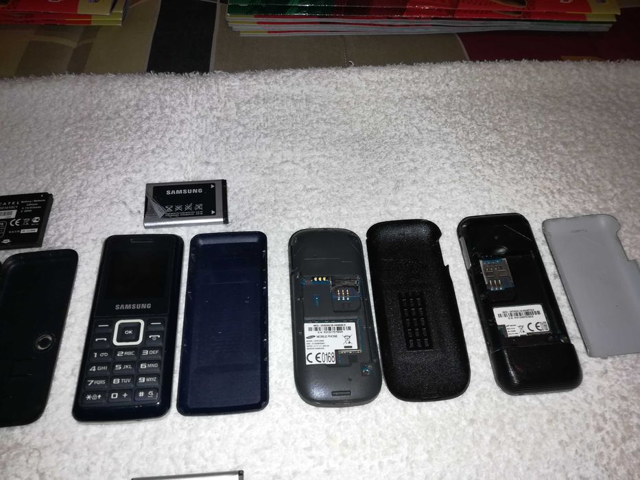 diversos telemóveis bloqueados (alcatel, samsung, siemens)