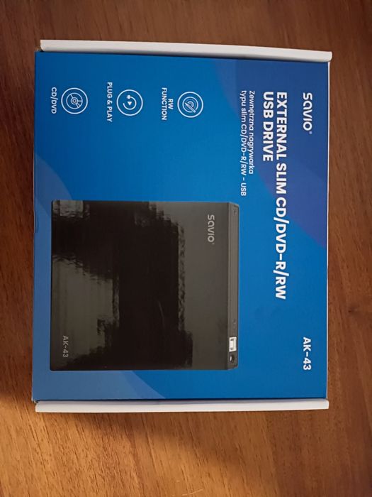 Zewnętrzna nagrywarka płyt. Savio AK-43