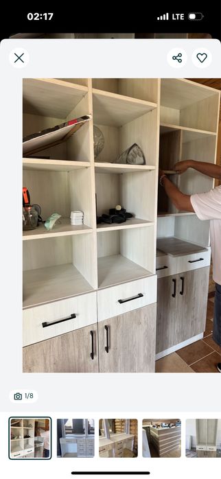 Шкаф дзеркало перукарський офісний