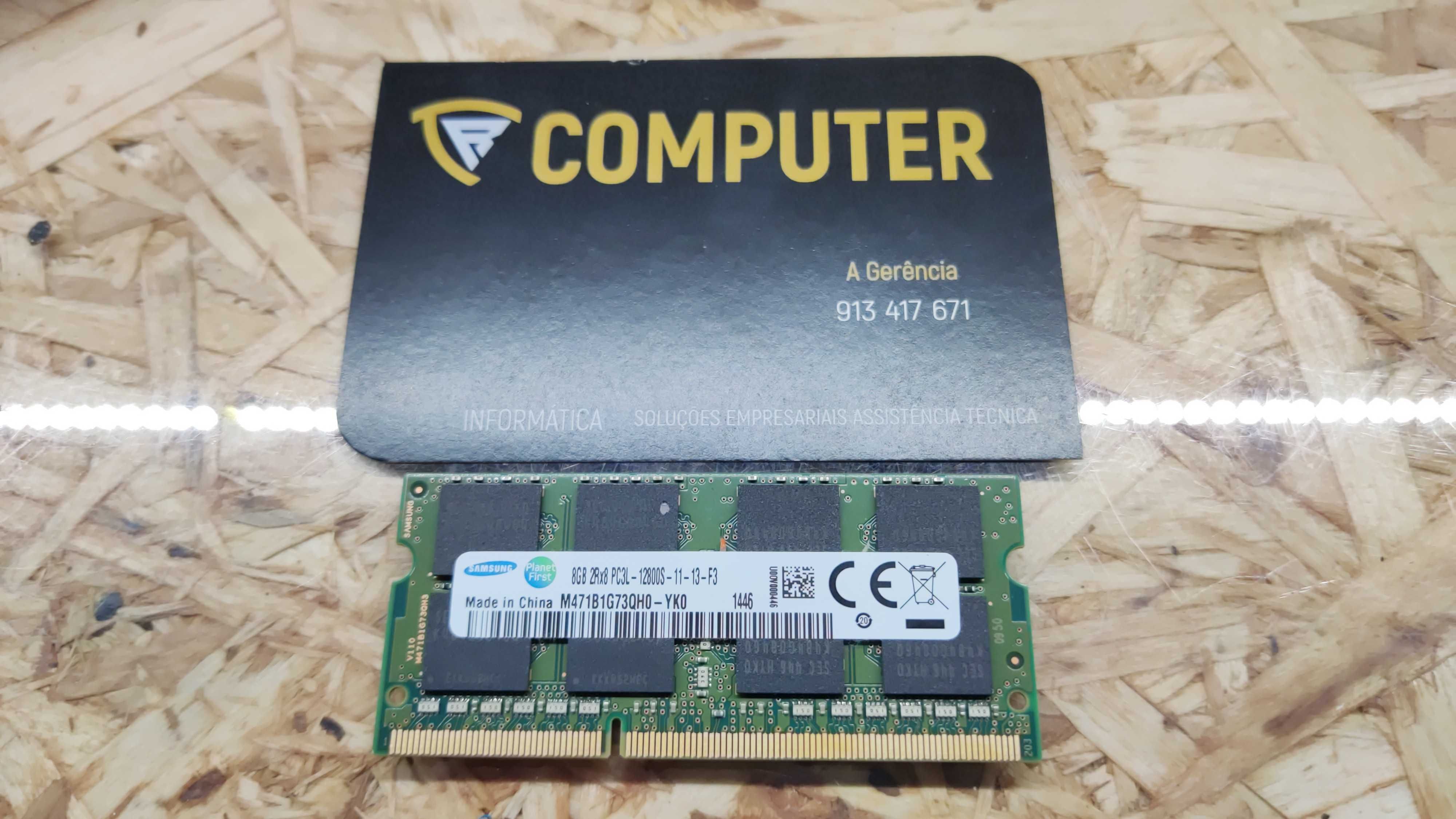 Memória portátil SO-DIMM 8GB DDR3