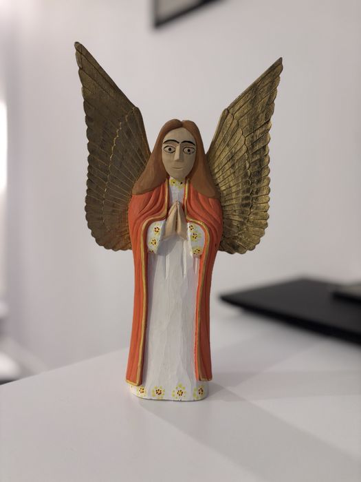 Rzeźba ludowa Tadeusz Adamski anioł