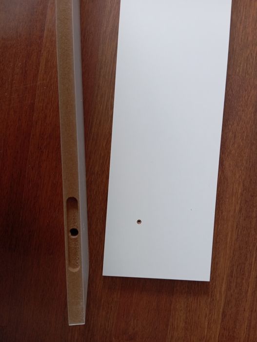 2 białe półki, stan bdb