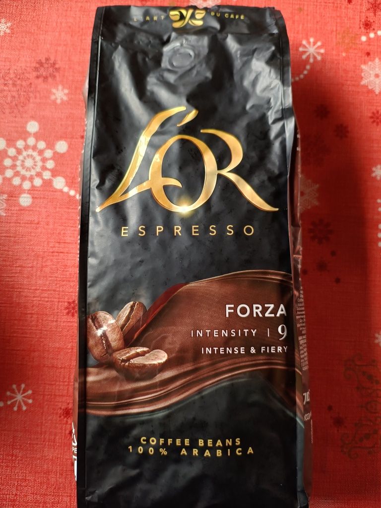 Кава в зернах L'OR Espresso Forza 100% Арабіка 1000 г