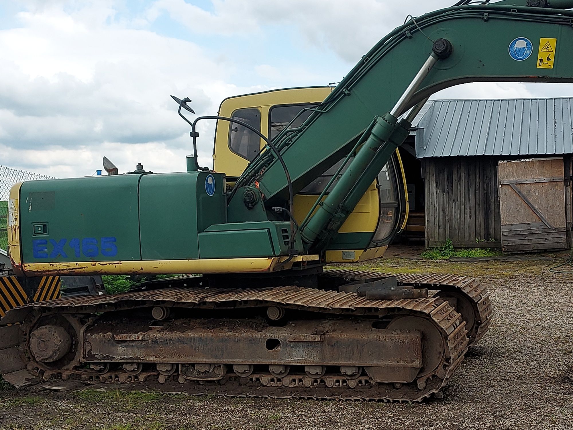 Koparka fiat hitachi ex 165 sprowadzona z Niemiec. zamienię!