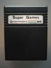 Gry do Commodore C64 Super Games cartridge kartridż