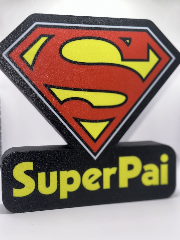 Luminária Personalizada SuperPai