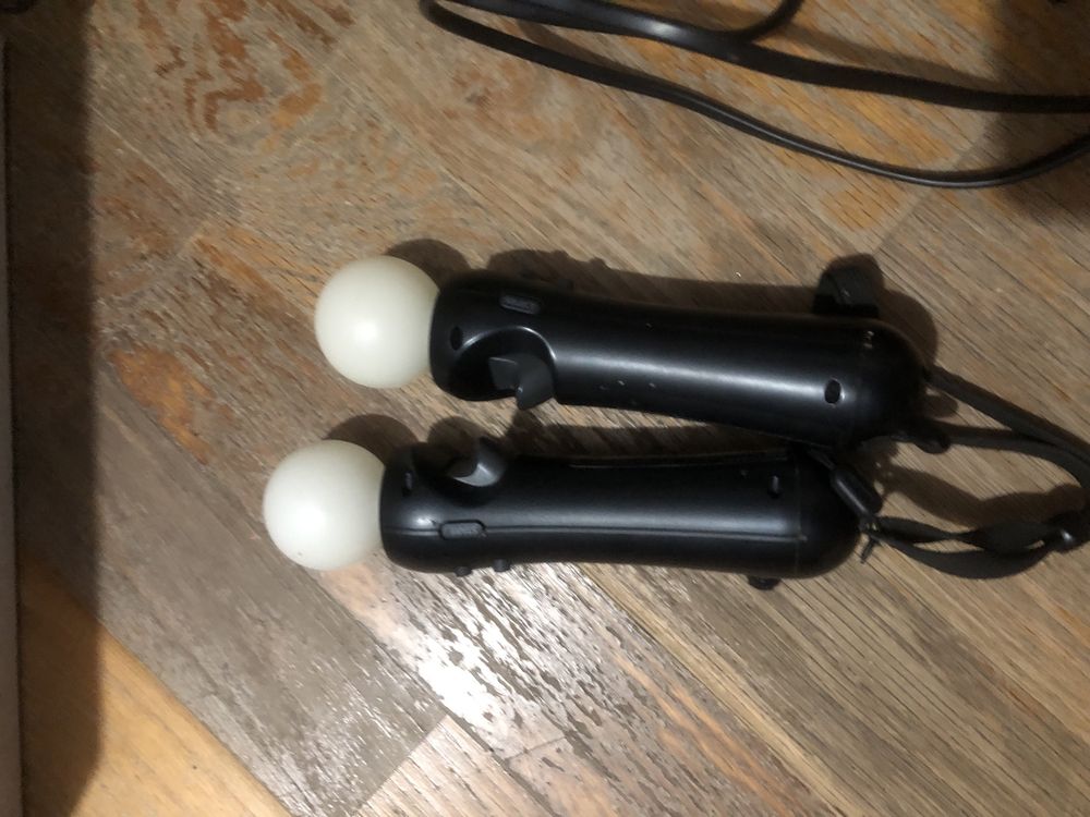 ps vr com caixa comandos e camera