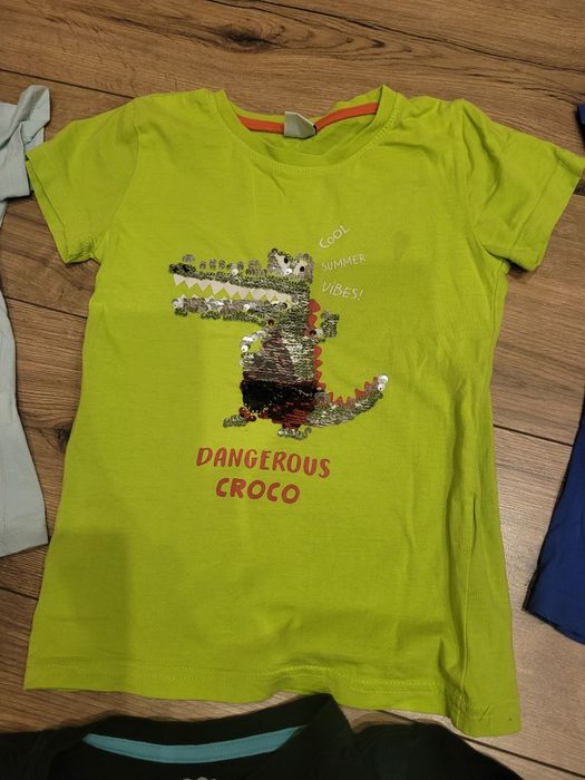 T-shirty chłopięce. Koszulki z krótkim rękawem. Rozmiar 110. Peppa Pig