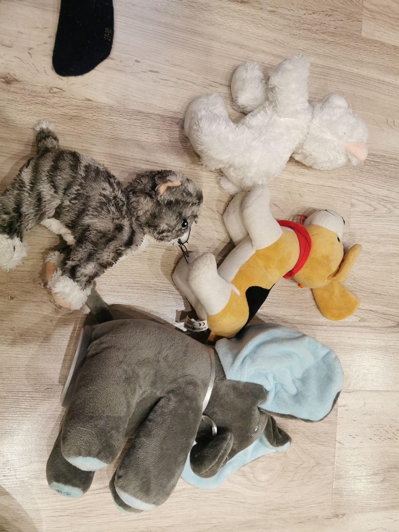 Maskotki słoń 2 kotki pies Oddam