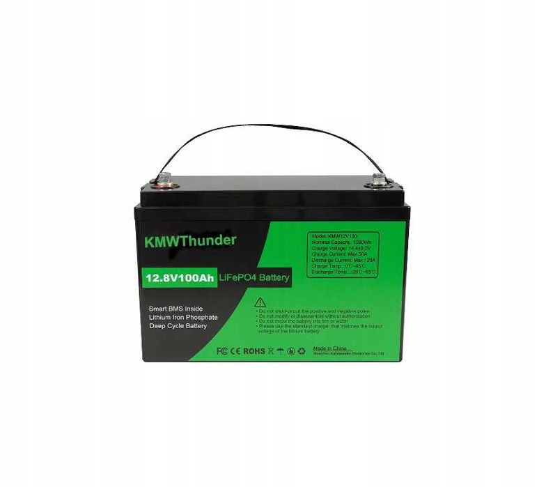 Акумулятор LiFePO4 12.8V/100Ah 1280W літій залізо фосфат