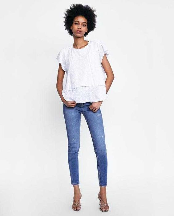 Джинси скіні skinny зара zara