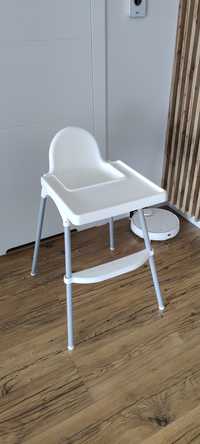 Krzesło do karmienia dziecka Ikea Antilop + podnóżek