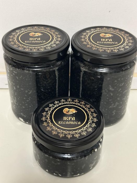 Ікра. Акция! 2+1=3 Банки ікры за 900 гривен на вибір