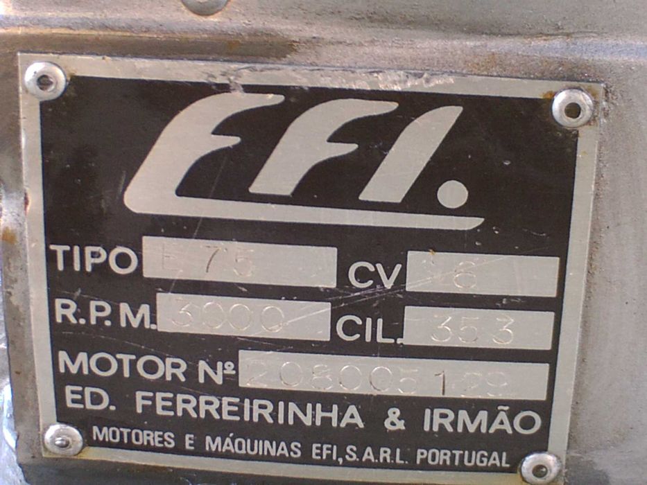 motor rega a gasoleo