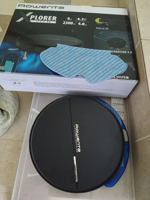 robot limpeza rowenta x-plorer serie 60, novo.