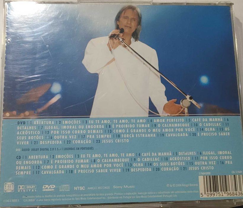 Cd duplo Roberto Carlos Para Sempre" Ao Vivo no Pacaembu