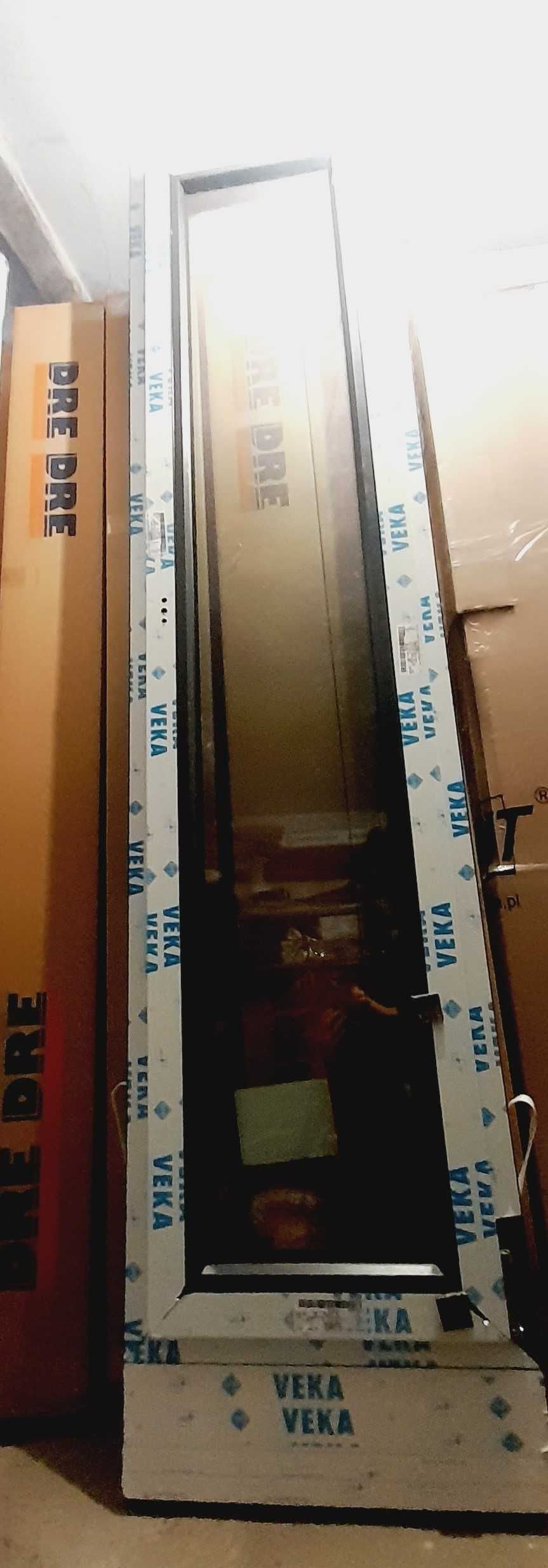 okno od ręki Veka Softline 82 MD/ dwustronny antracyt/ 57,5 x 237 cm