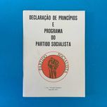 Declaração de Princípios e Programa do Partido Socialista   1973 RARO