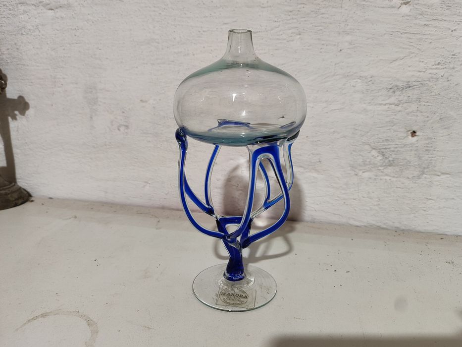 Stara Lampa Naftowa Olejowa Krosno Szkło PRL