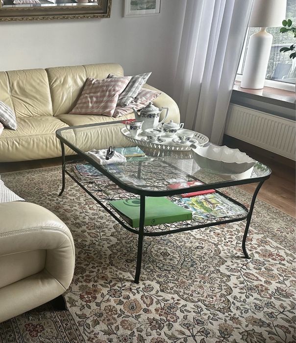 Stolik kawowy szklany IKEA